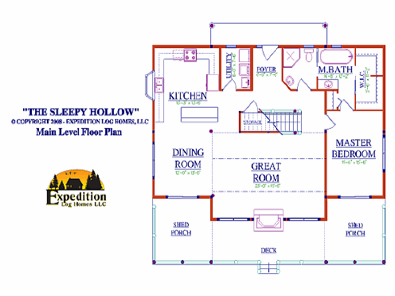 Sleepy Hollow Log Floor Plan Timber Floor Plan 2456 sq ft