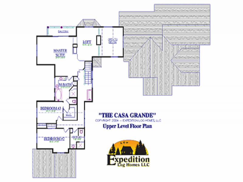 Casa Grande Log Floor Plan Timber Floor Plan 4317 sq ft
