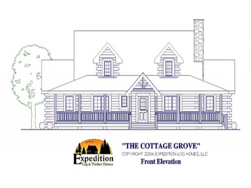 Cottage Grove Cabin Floor Plan Timber Floor Plan 1722 sq ft